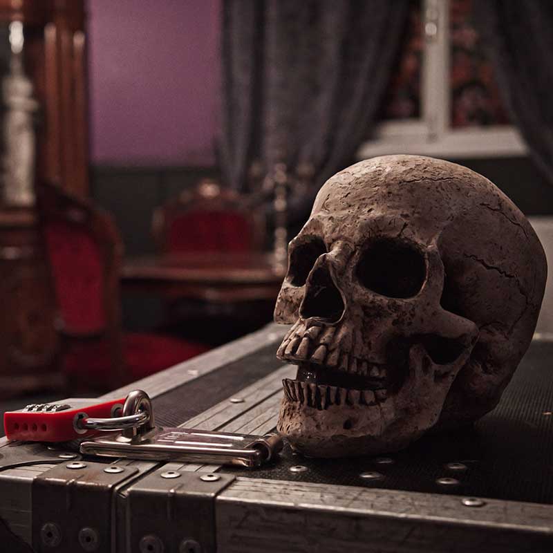 Mount Clifton Manor Escape room skull