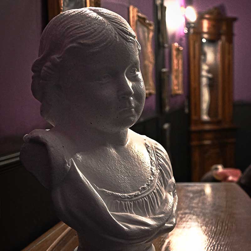Mount Clifton Manor Escape room bust